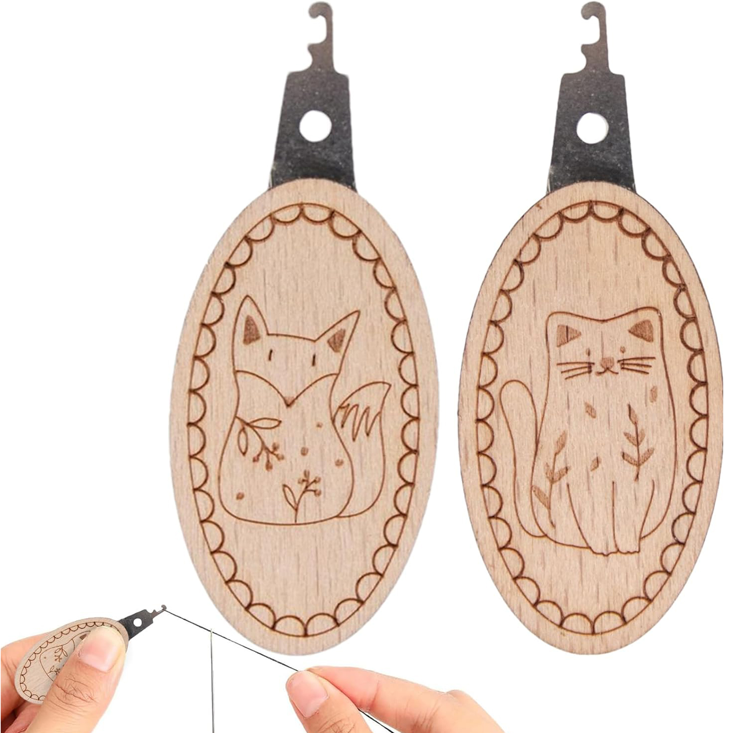 Embroidery Software - 2pcs/set Needle Threaders Easy-to-Use Quilting Aid