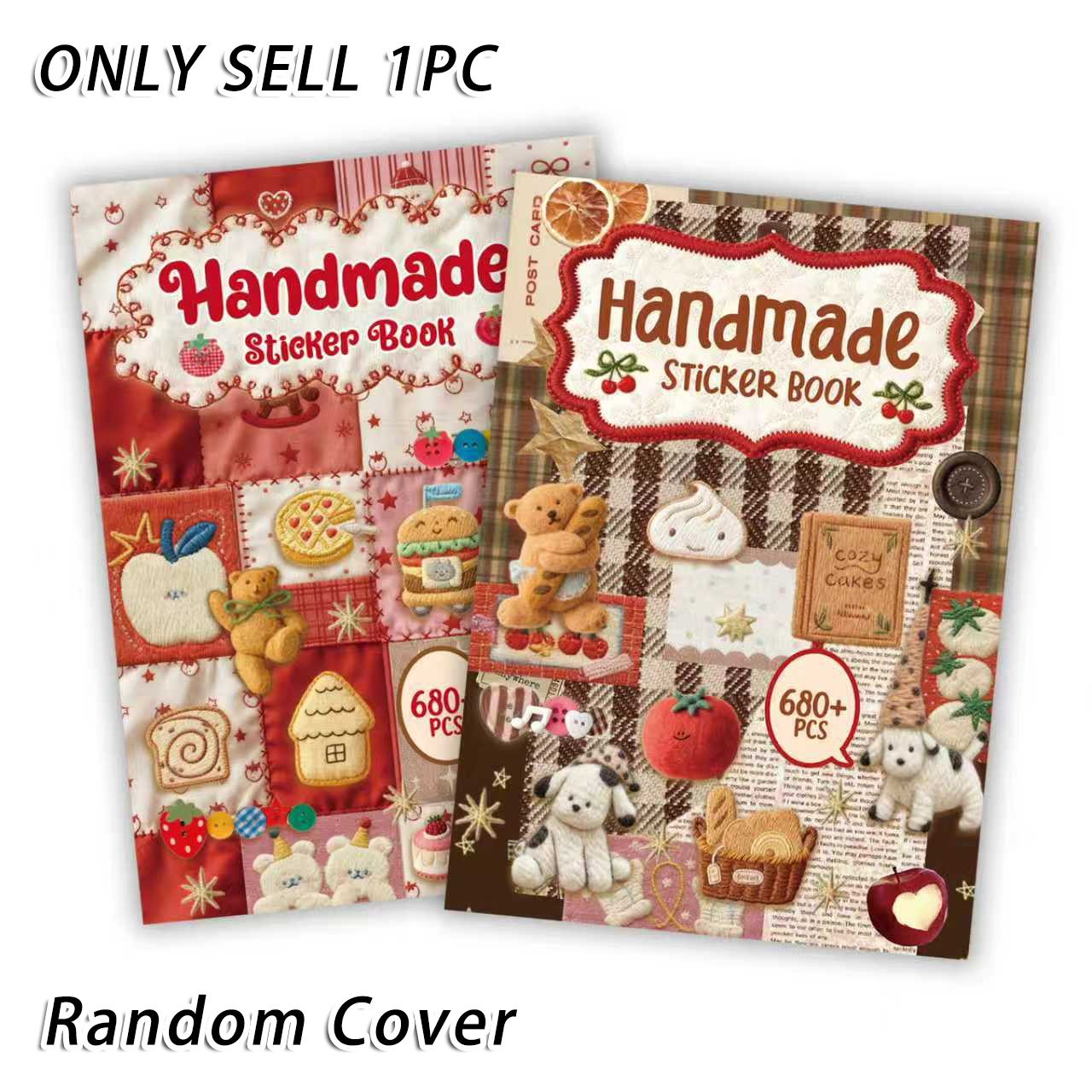 Embroidery Journal Book - Random Cover 30 Sheets 680+ Pcs