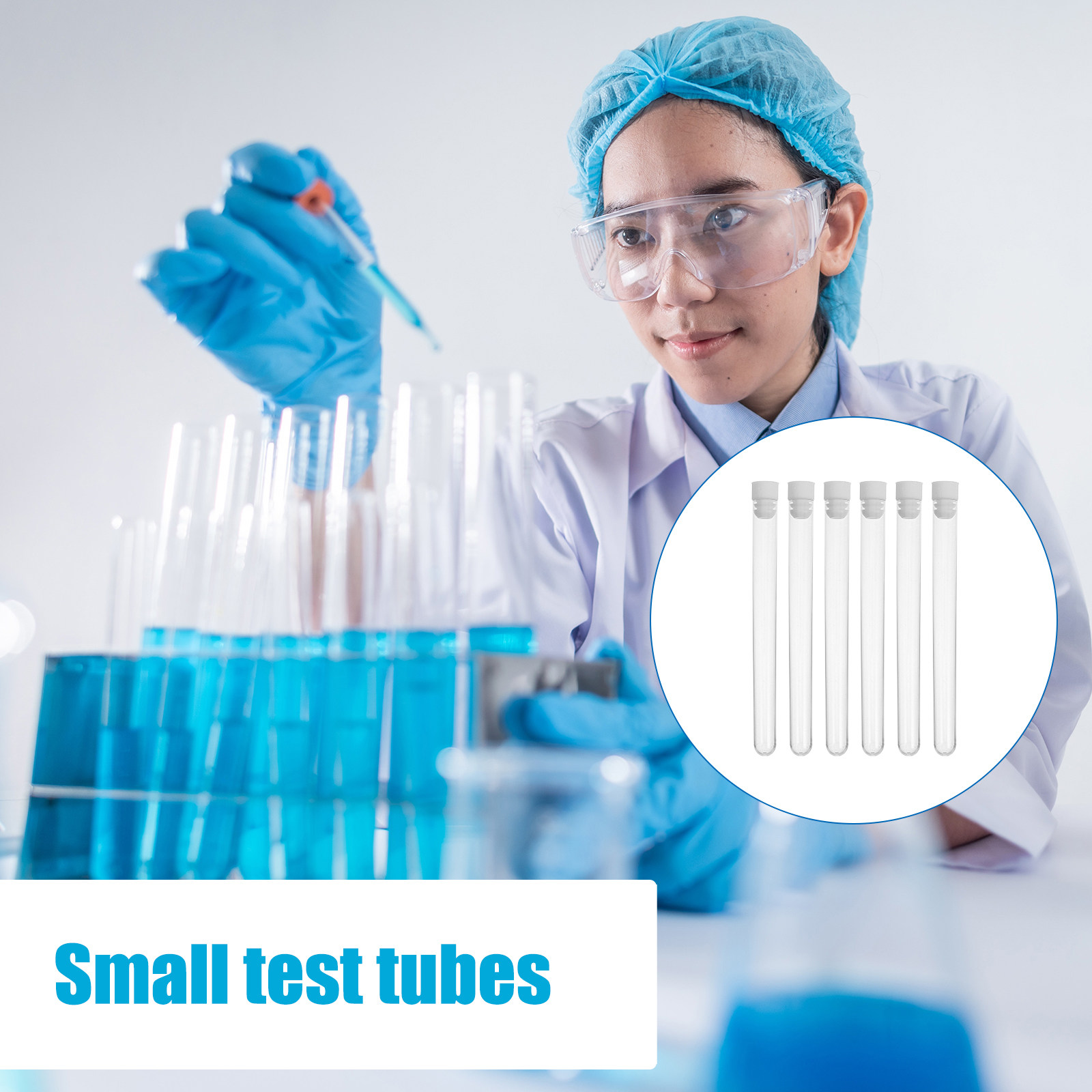 Embroidery Youtube - 100Pcs Plastic Test Tubes Needle Case