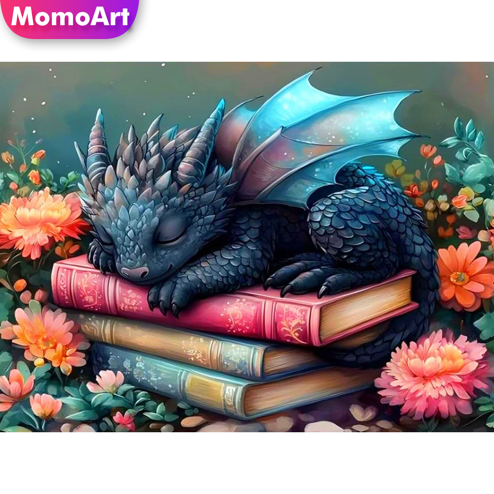 Embroidery Journal Book - Momoart New Arrival Diamond Mosaic Dragon