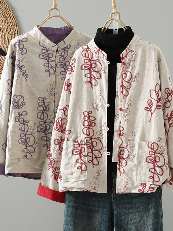 Embroidery Jacket - Korean Chinese New Style Heavy Embroidery