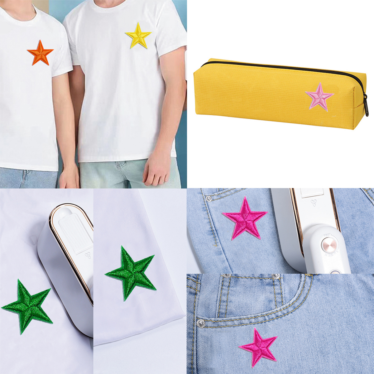 10pcs Small Mini Star Embroide - đánh giá và giá Embroidery Gold