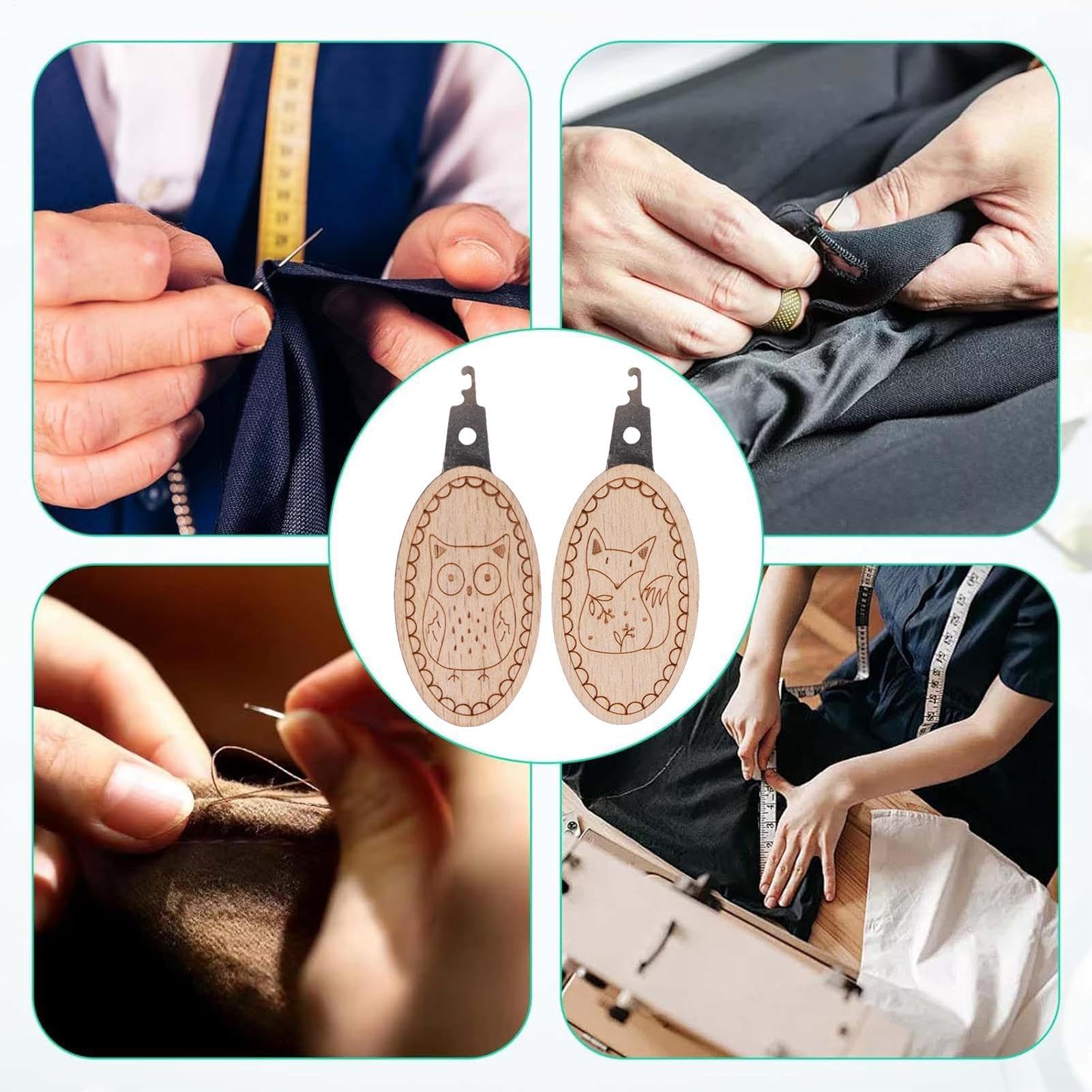 2pcs/set Needle Threaders Easy - đánh giá và giá Embroidery Software