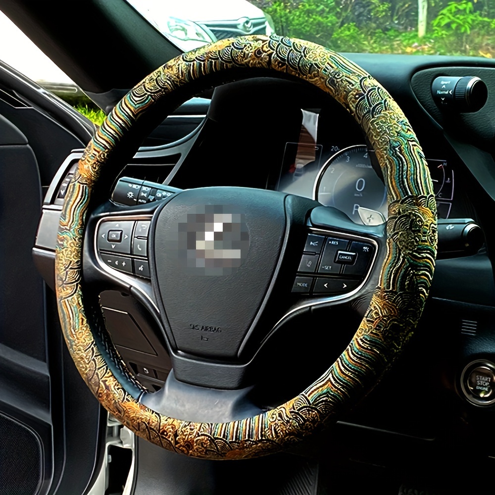 Car steering wheel cover, broc - đánh giá và giá Embroidery Hub