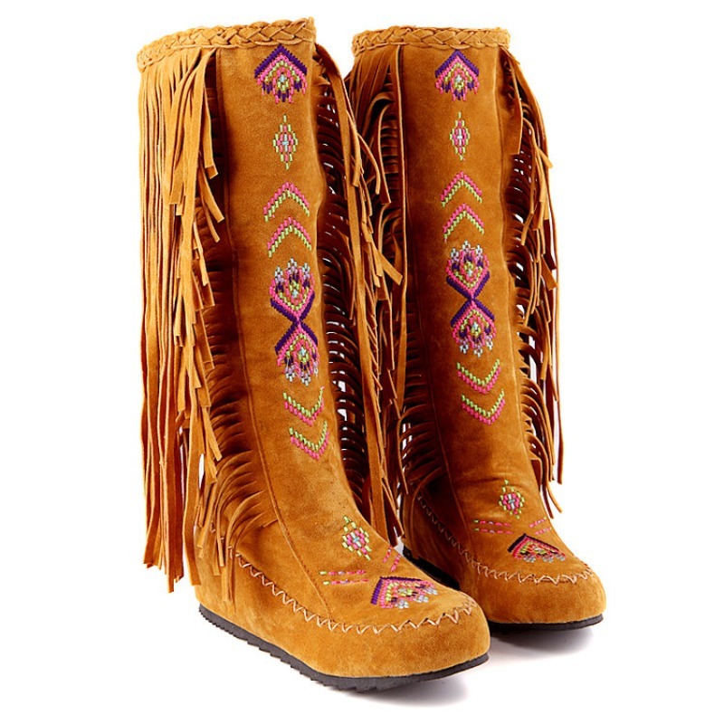 Tassel Boots Handmade Embroide - đánh giá và giá Embroidery Yes