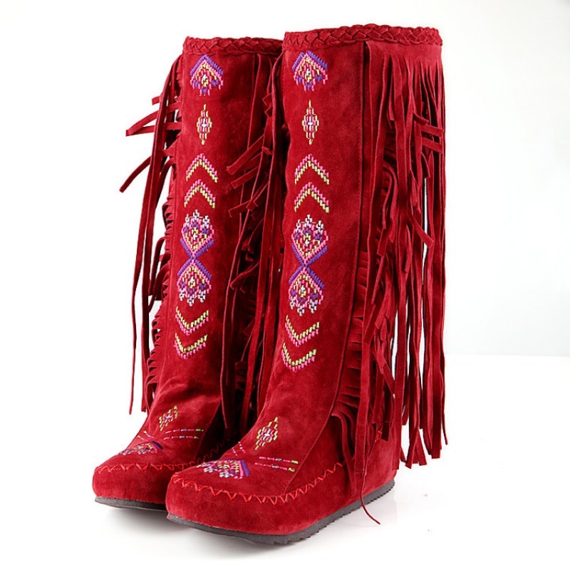Tassel Boots Handmade Embroide - đánh giá và giá Embroidery Yes