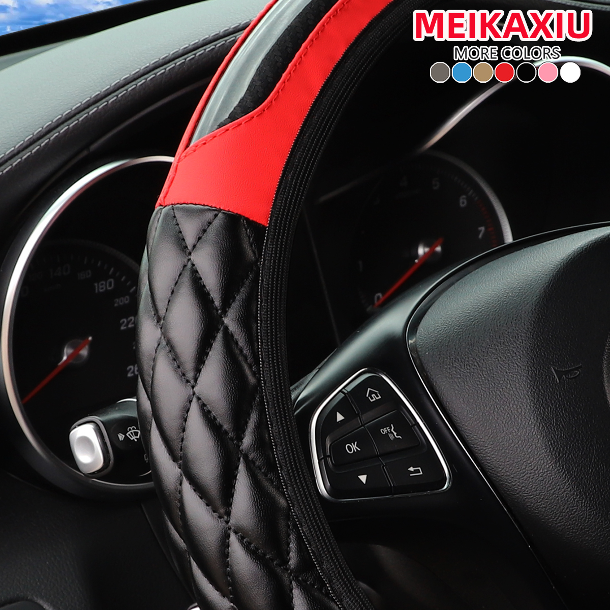 The new car steering wheel cov - đánh giá và giá Embroidery Hub