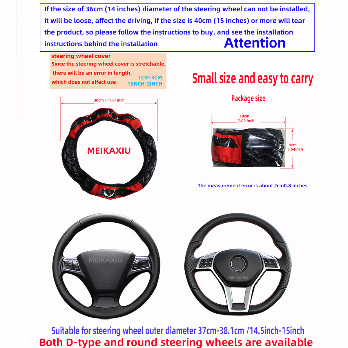 The new car steering wheel cov - đánh giá và giá Embroidery Hub