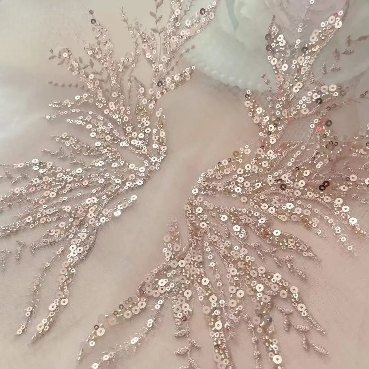 5Pair-2Pair.Rose Gold Sequin T - đánh giá và giá Embroidery Gold