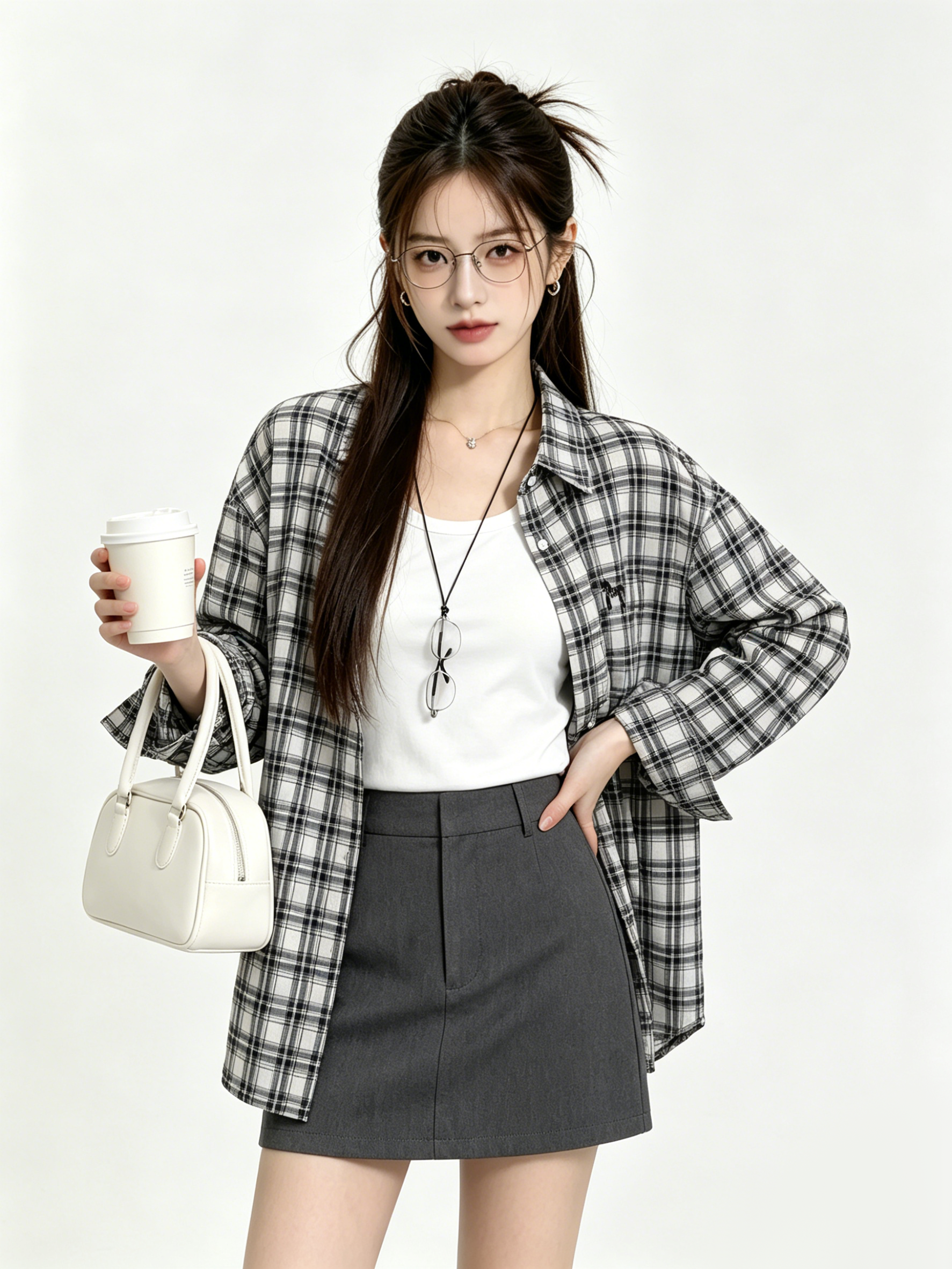 Retro Korean Plaid Sun Protect - đánh giá và giá Embroidery Jacket