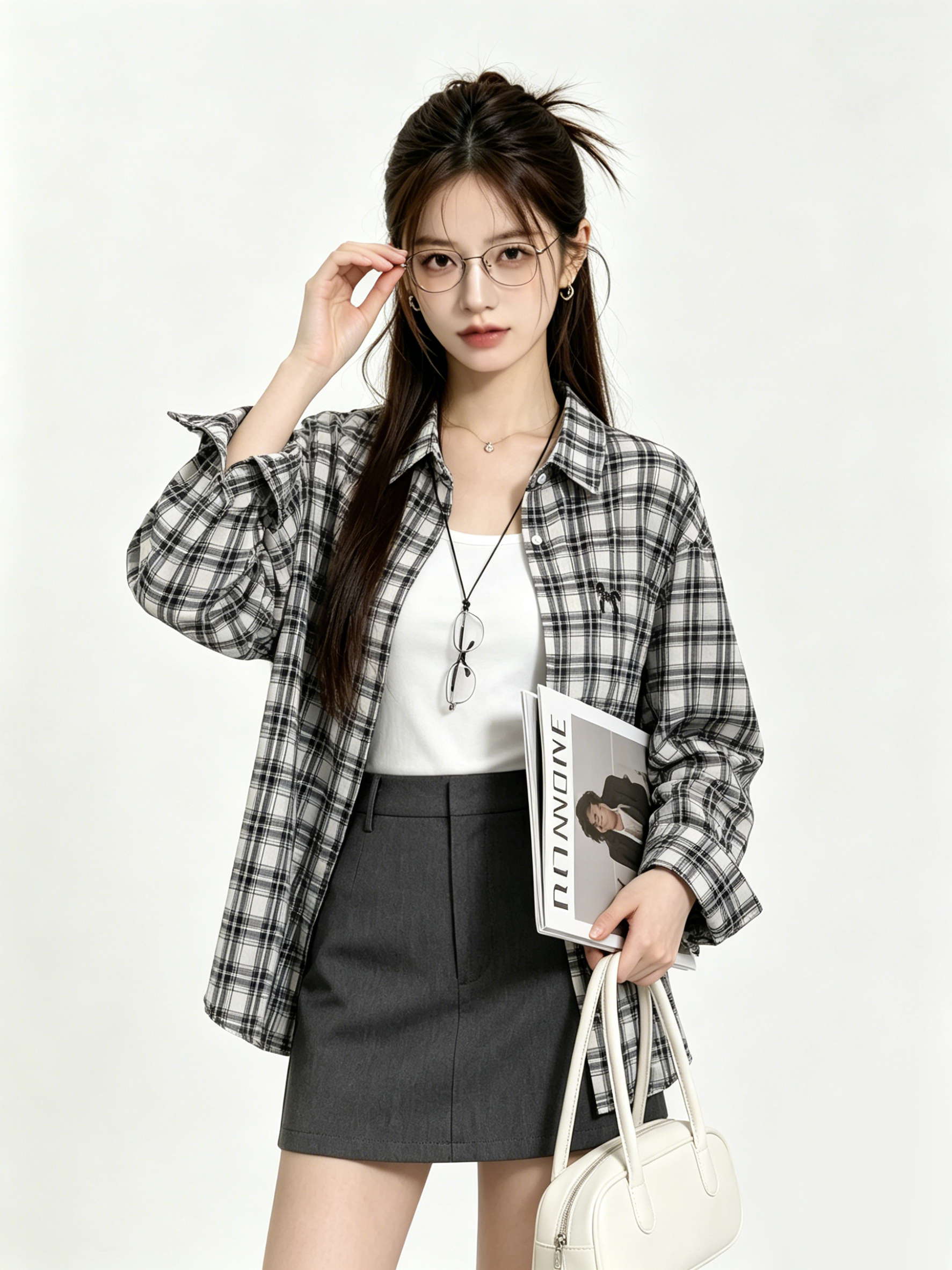 Retro Korean Plaid Sun Protect - đánh giá và giá Embroidery Jacket