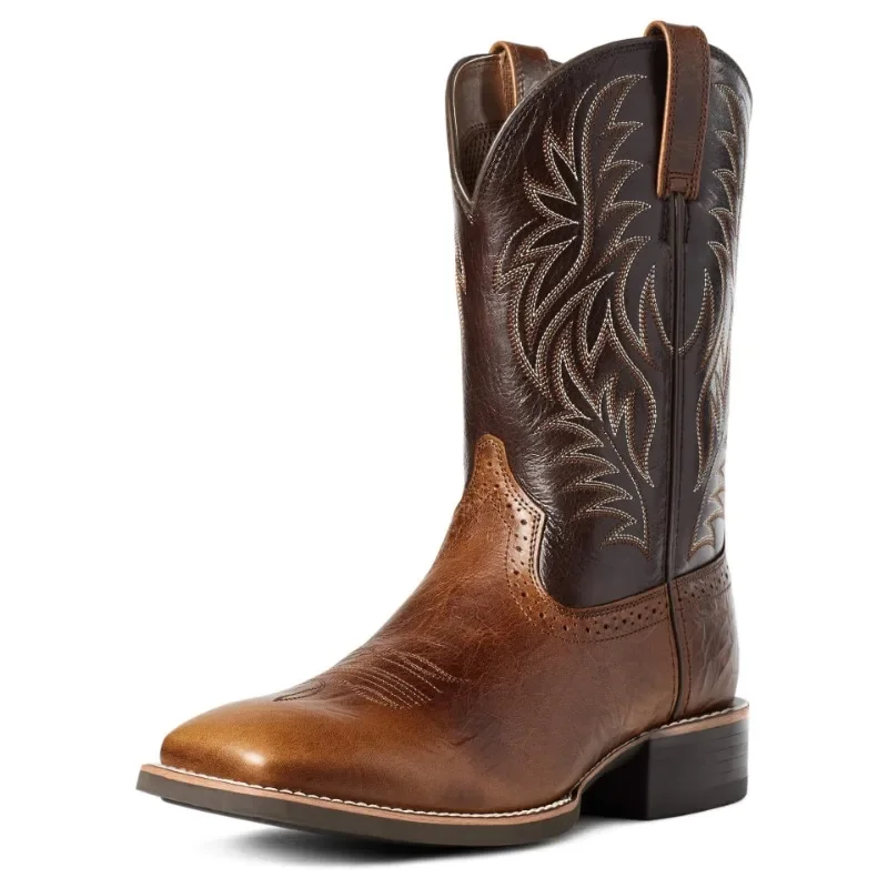 Men High Boots Embroidery Retr - đánh giá và giá Embroidery Yes