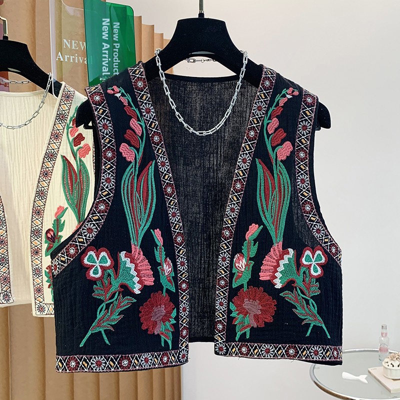 Spring Summer New Bohemian Eth - đánh giá và giá Embroidery Jacket