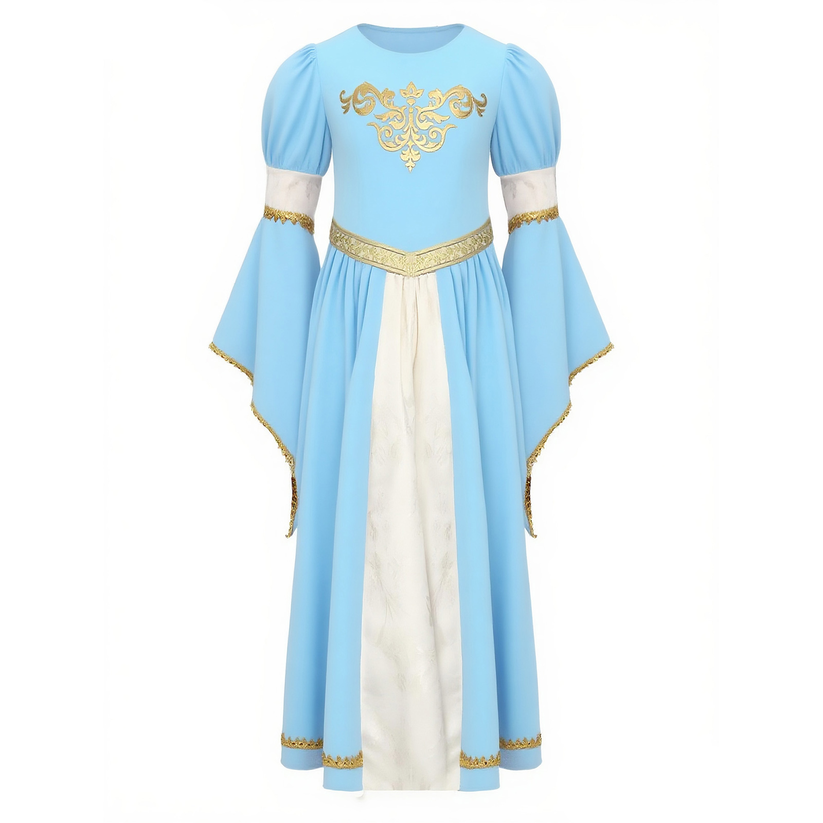 Kid Girls Medieval Princess Co - đánh giá và giá Embroidery Gold