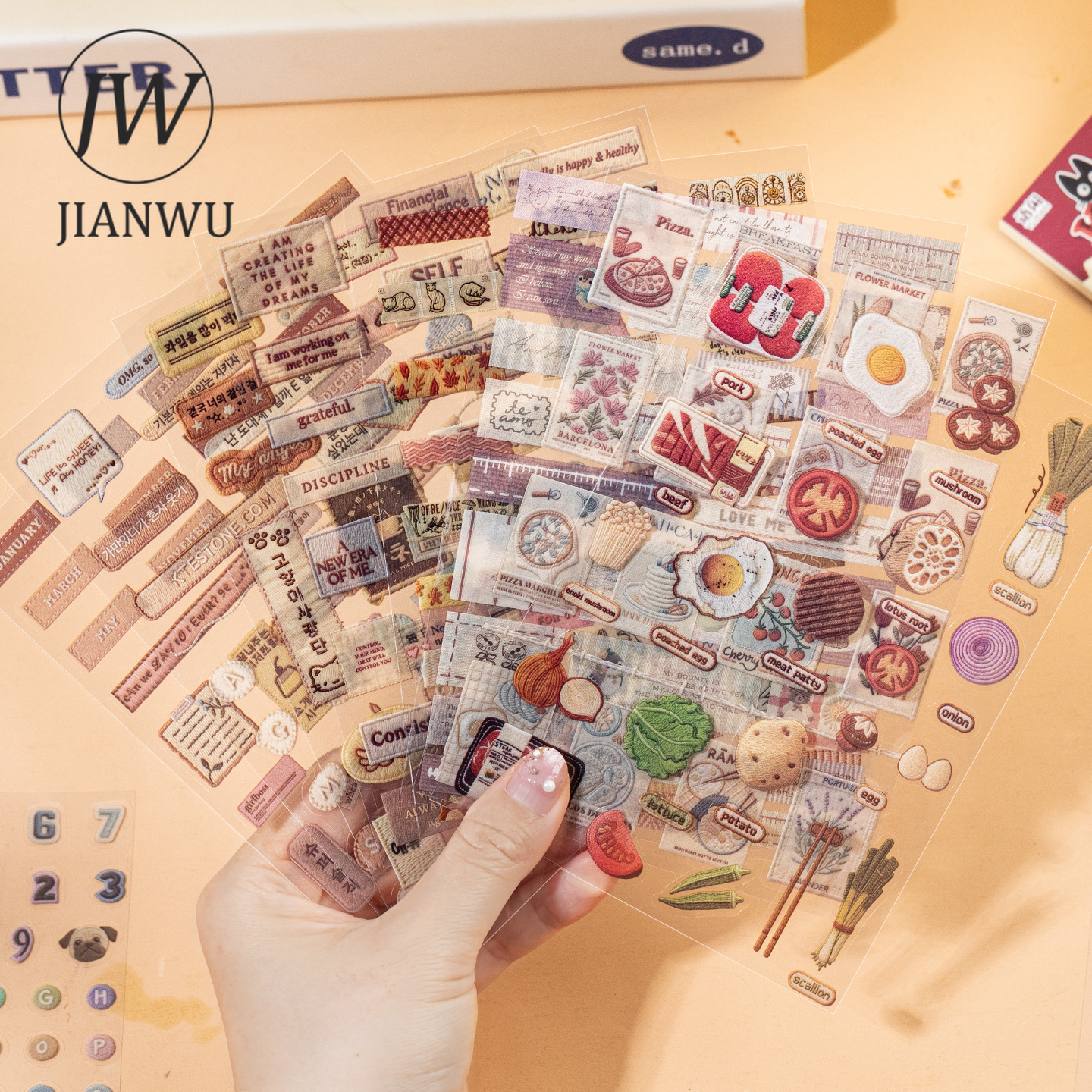 JIANWU Daily Life in Stitches  - đánh giá và giá Embroidery Journal Book