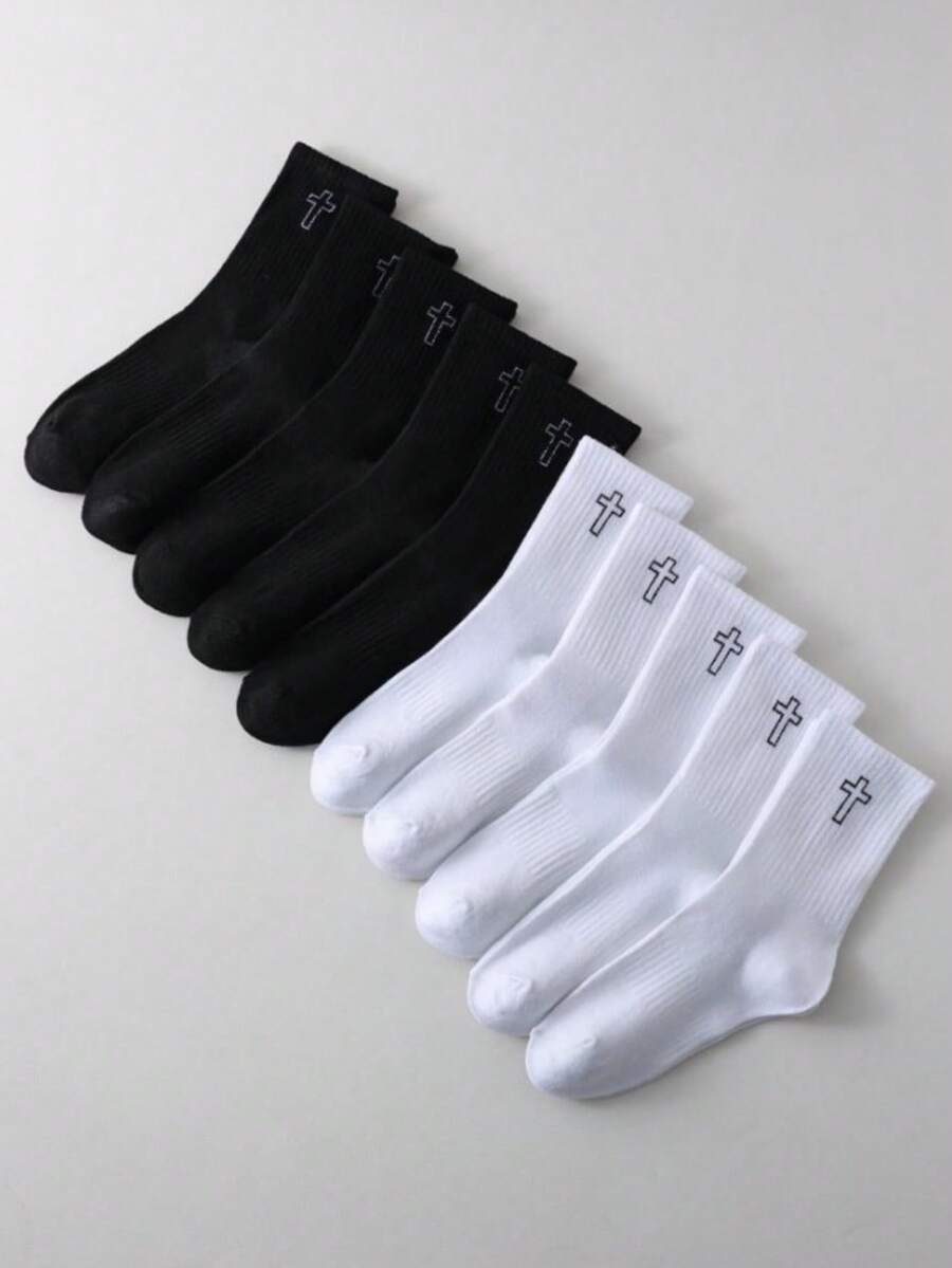 Mens Mid-Calf Socks With Cross - đánh giá và giá Embroidery Youtube