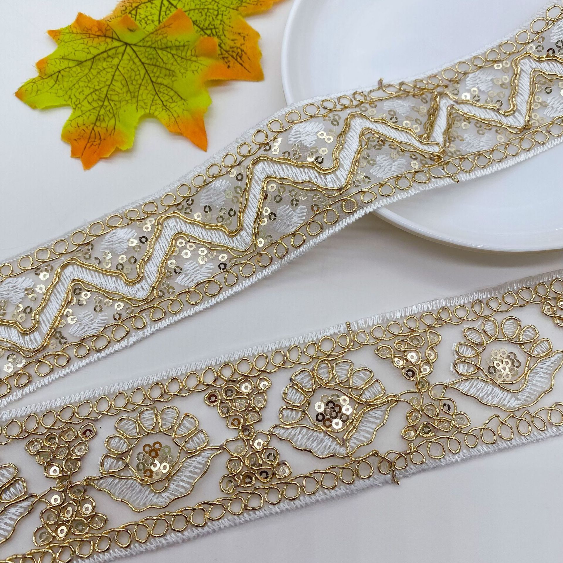 3Yards Of Wholesale National S - đánh giá và giá Embroidery Gold