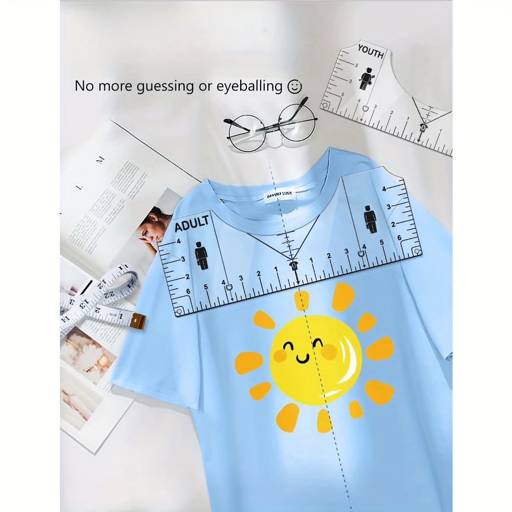 7Pcs T-Shirt Alignment Ruler T - đánh giá và giá Embroidery Hub