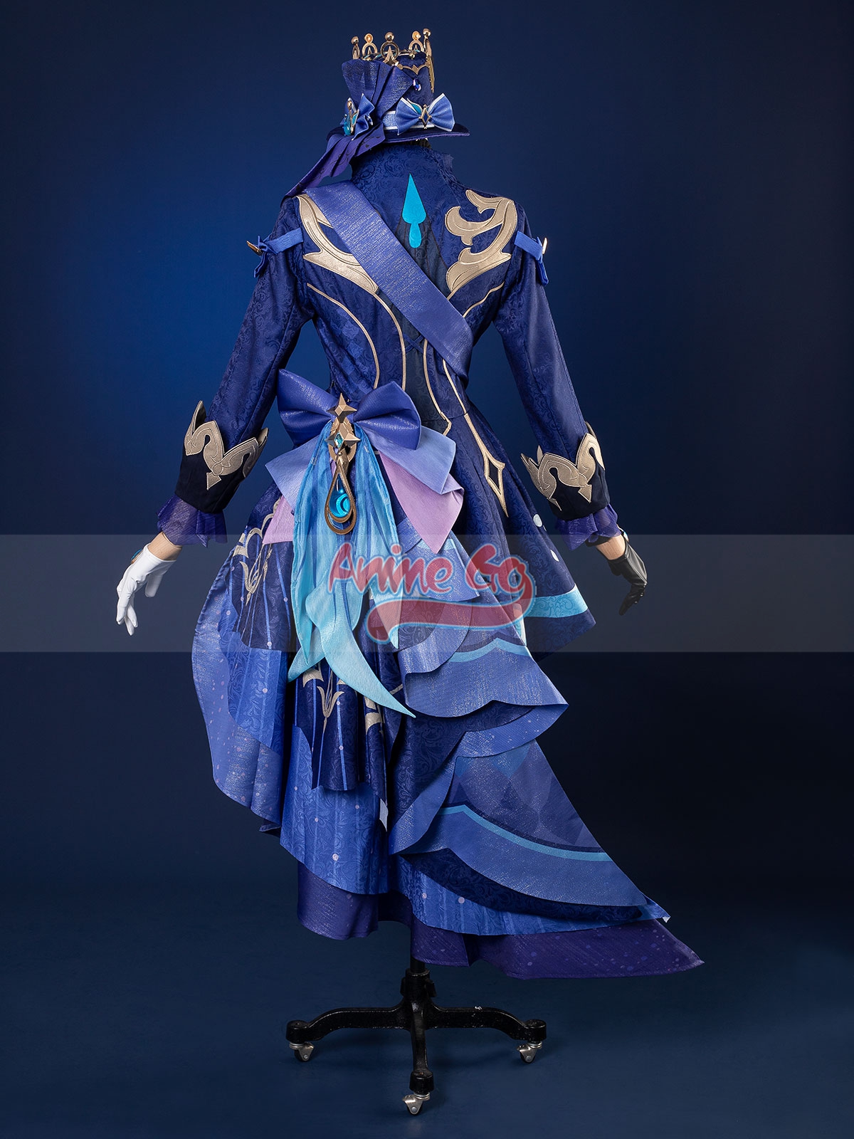 White Black Furina Cosplay Gen - đánh giá và giá Embroidery Jacket