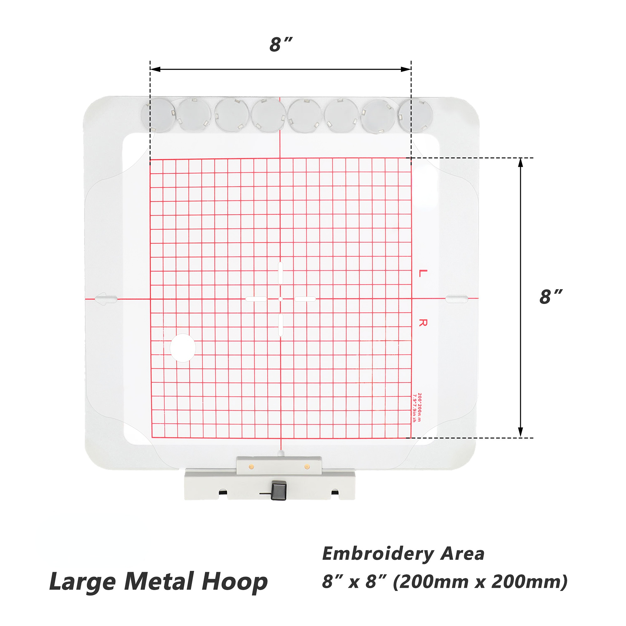 Metal Magnetic Hoop for Poolin - đánh giá và giá Embroidery Software