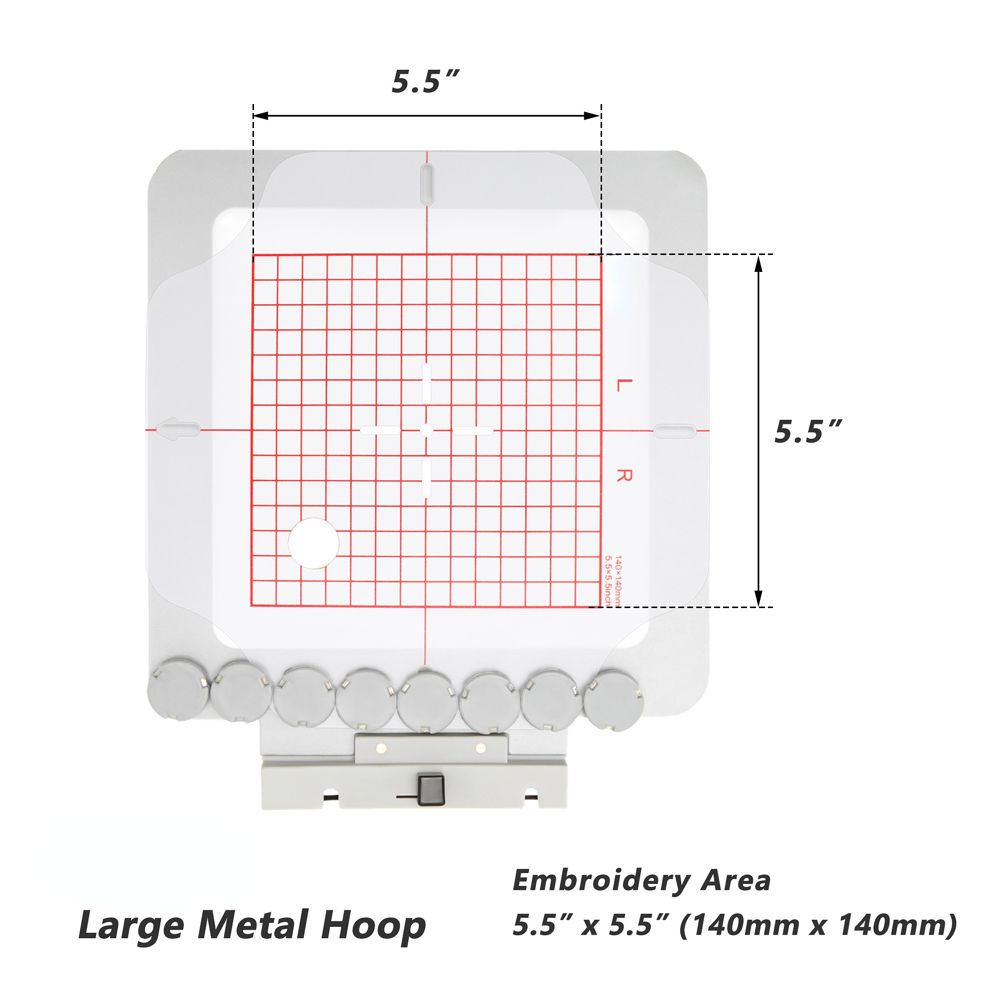 Metal Magnetic Hoop for Poolin - đánh giá và giá Embroidery Software