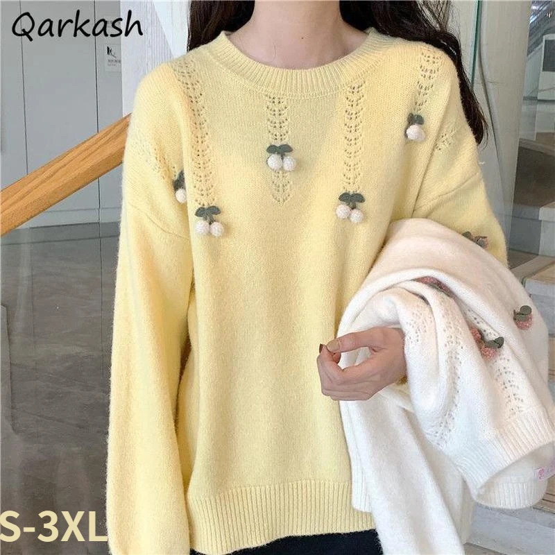 Pullovers Women Embroidery Swe - đánh giá và giá Embroidery Design Love