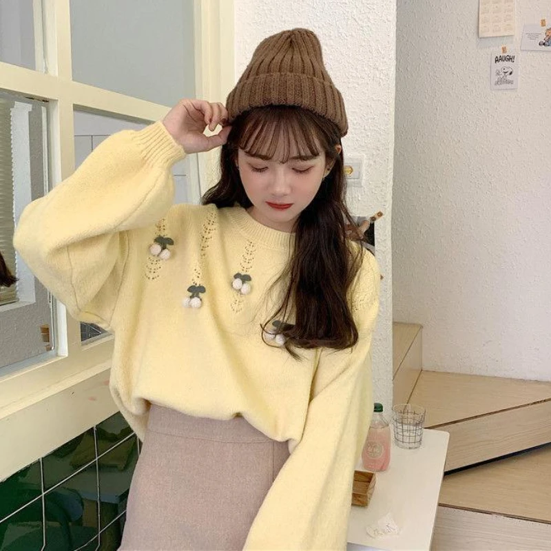 Pullovers Women Embroidery Swe - đánh giá và giá Embroidery Design Love