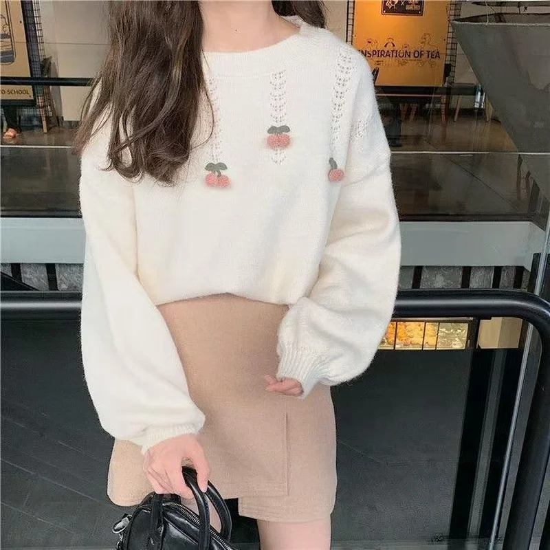 Pullovers Women Embroidery Swe - đánh giá và giá Embroidery Design Love