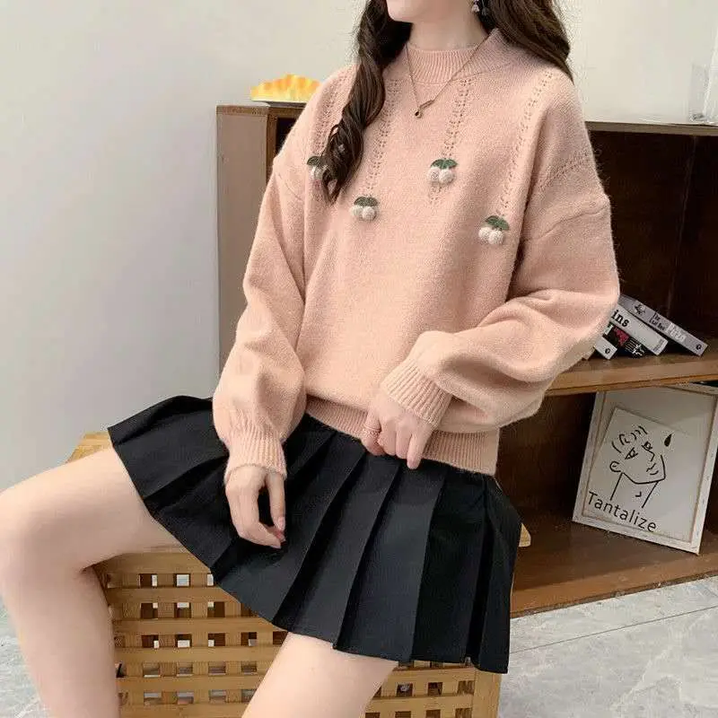 Pullovers Women Embroidery Swe - đánh giá và giá Embroidery Design Love