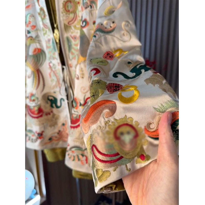 New Chinese Style Kimono Cardi - đánh giá và giá Embroidery Jacket