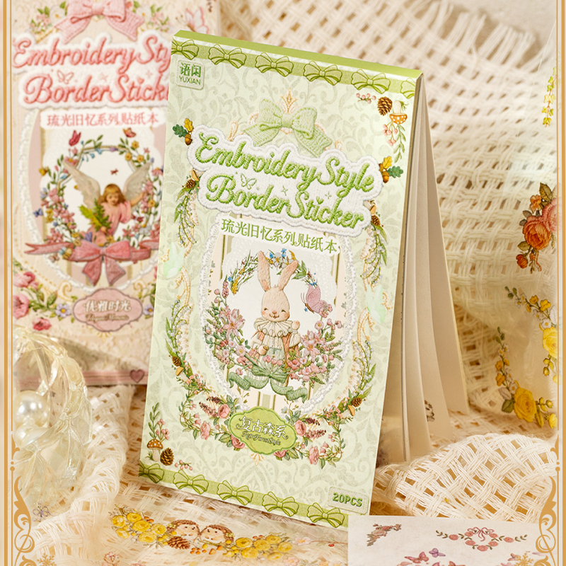 Mr.Paper 20Pcs Dual Material D - đánh giá và giá Embroidery Journal Book