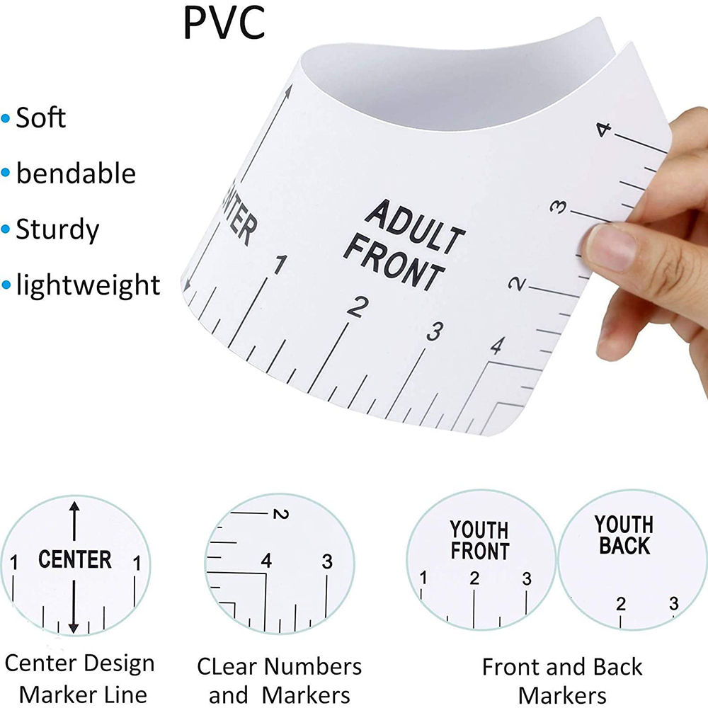 8Pcs T-Shirt Ruler Guide Cente - đánh giá và giá Embroidery Hub