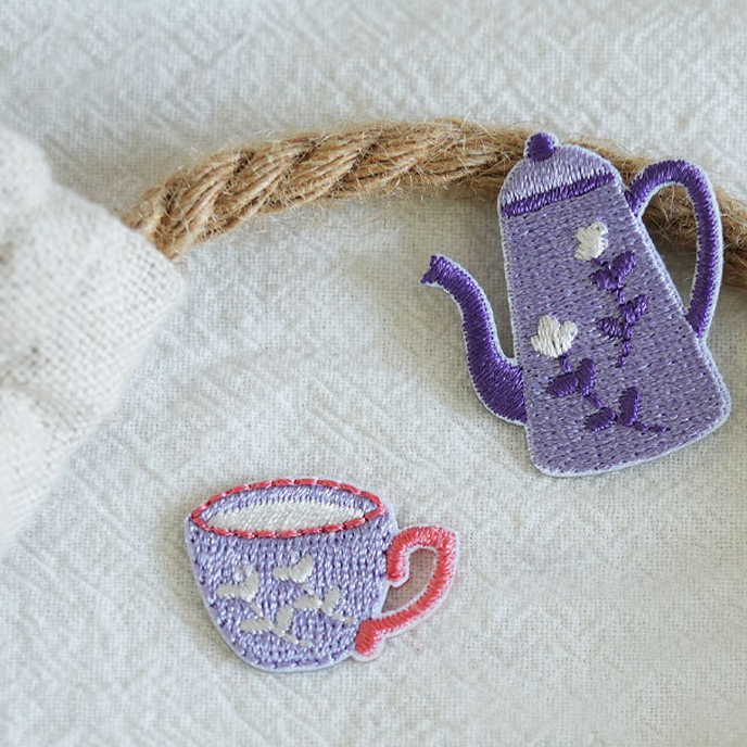 Retro Tea Cup Embroidery Cloth - đánh giá và giá Embroidery Journal Book