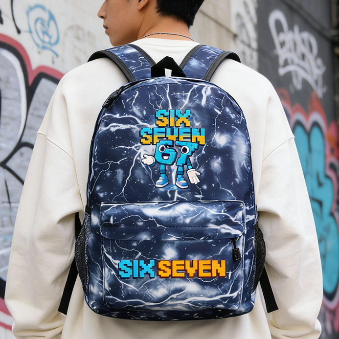 Six Seven Backpack Italian Bra - đánh giá và giá Embroidery Gold