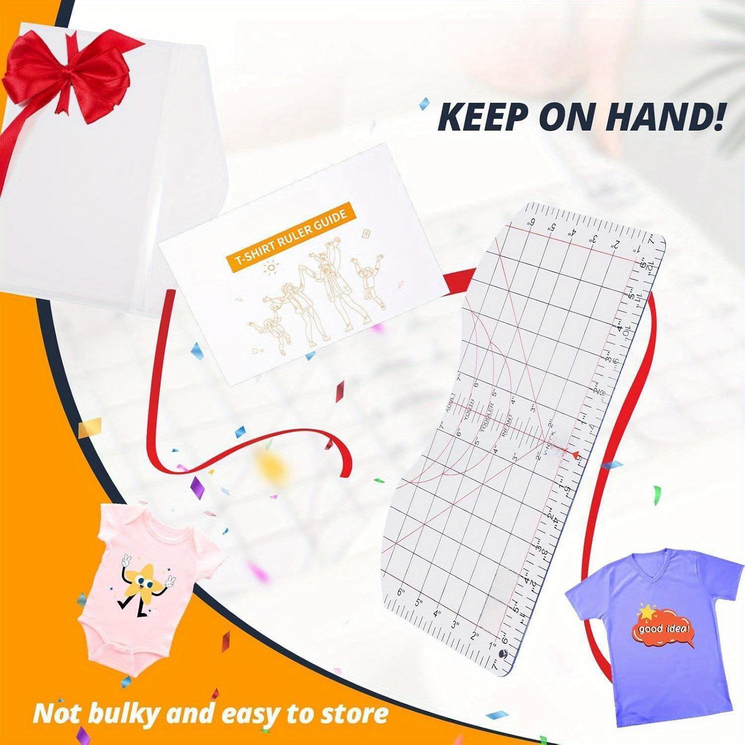 Tshirt Ruler Guide for Vinyl A - đánh giá và giá Embroidery Hub