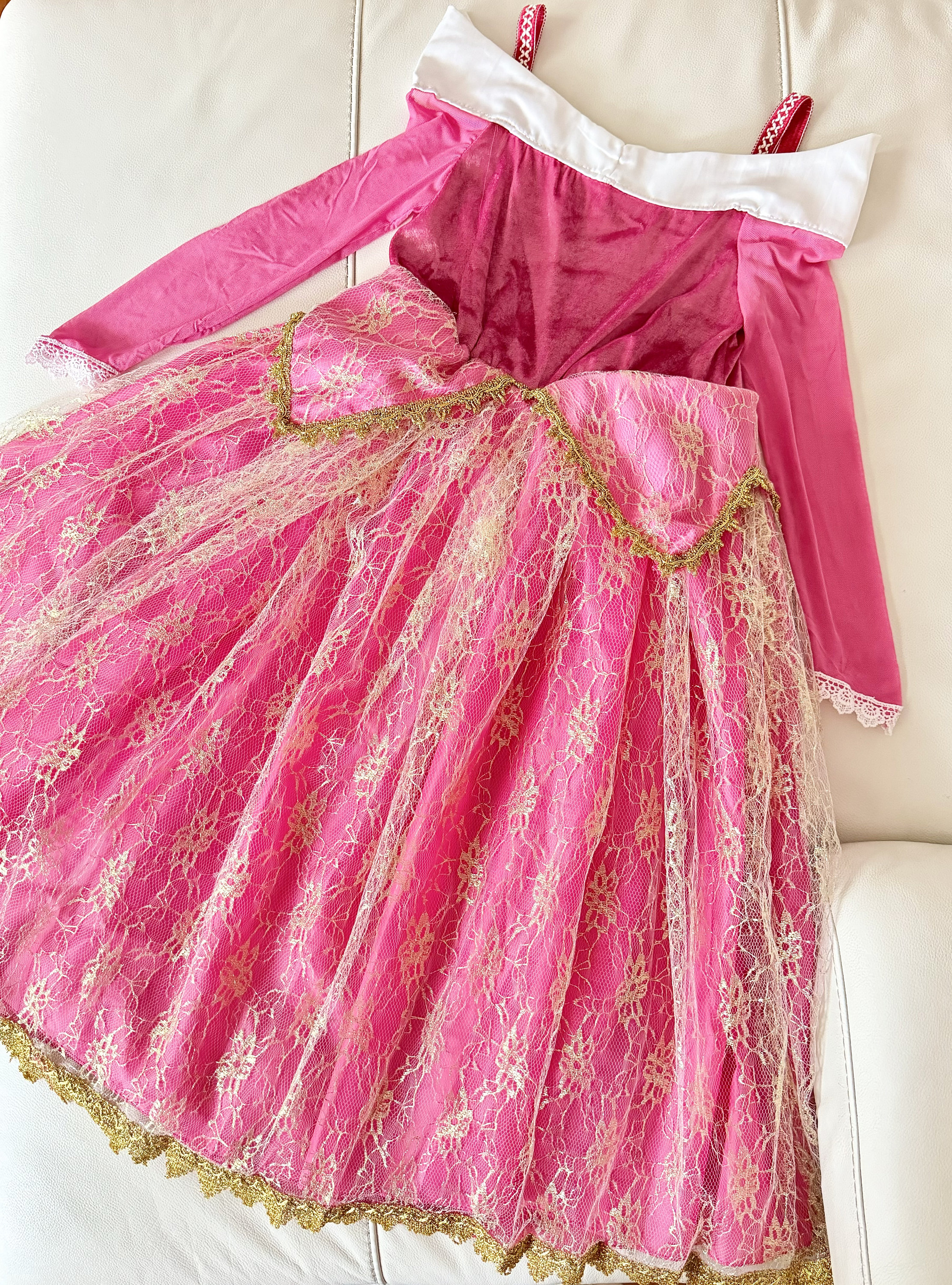 Girl Pink Lace Luxury Princess - đánh giá và giá Embroidery Gold