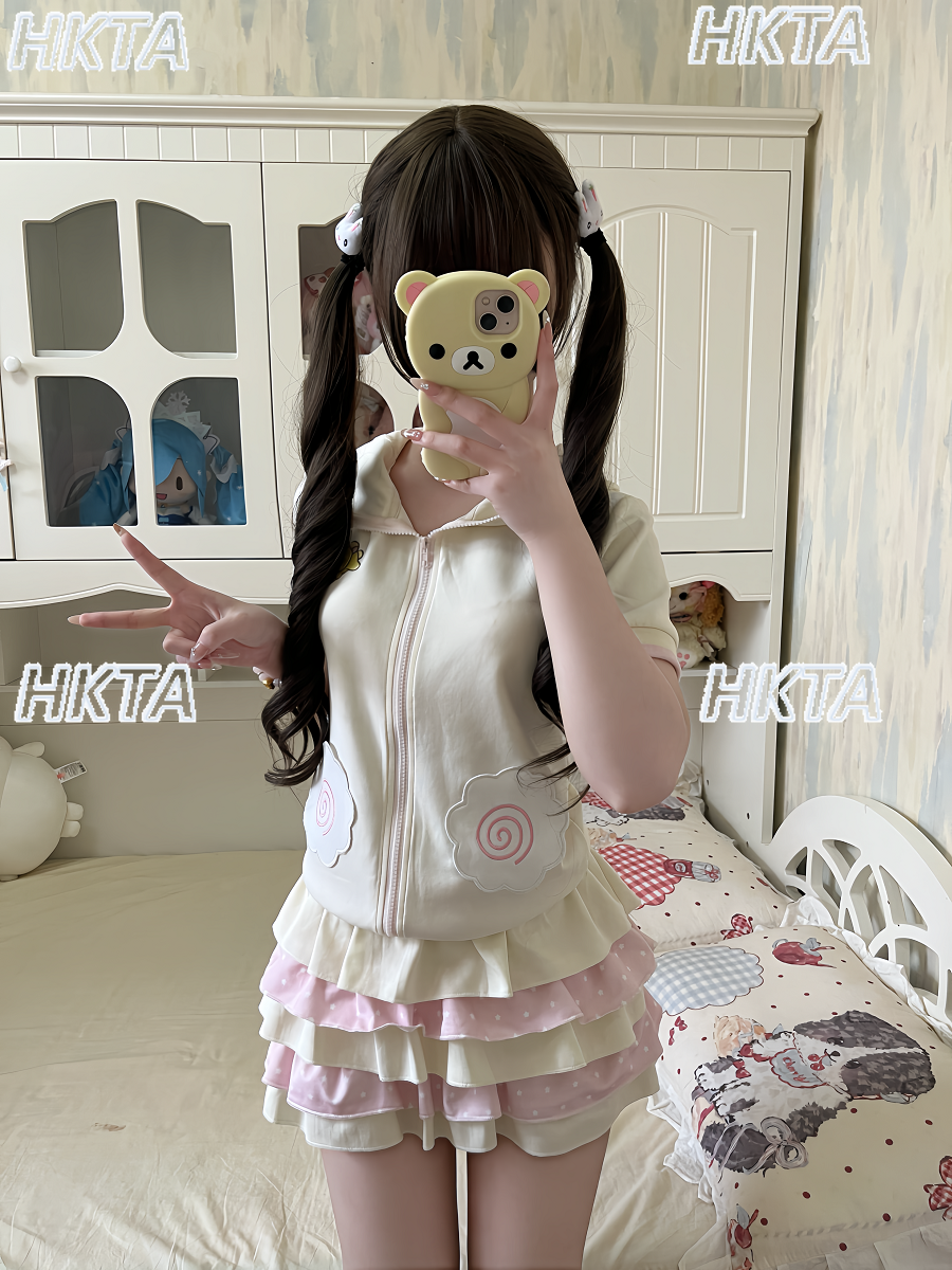 Japanese Cute Cartoon Embroide - đánh giá và giá Embroidery Jacket