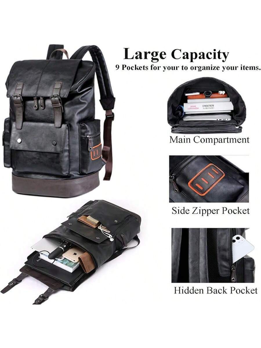 Vintage Black Leather Laptop B - đánh giá và giá Embroidery Yes