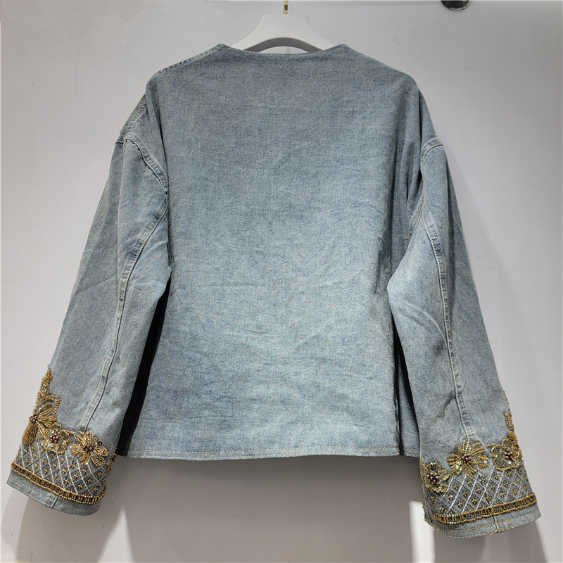 KT Women's Light Blue Denim Ja - đánh giá và giá Embroidery Gold