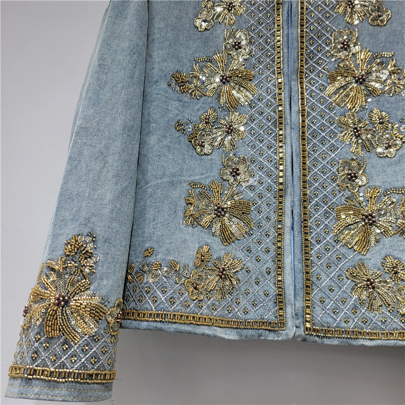 KT Women's Light Blue Denim Ja - đánh giá và giá Embroidery Gold