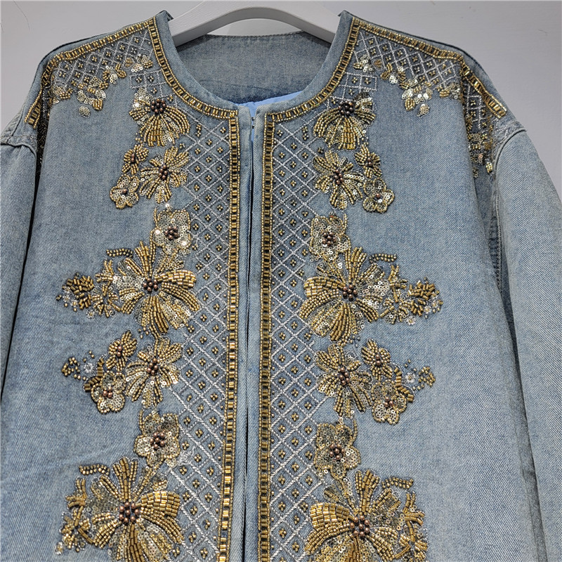 KT Women's Light Blue Denim Ja - đánh giá và giá Embroidery Gold